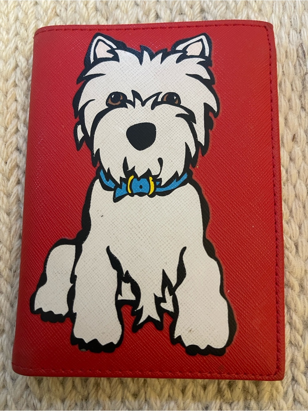 Westie Passport Wallet by Marc Tetro.